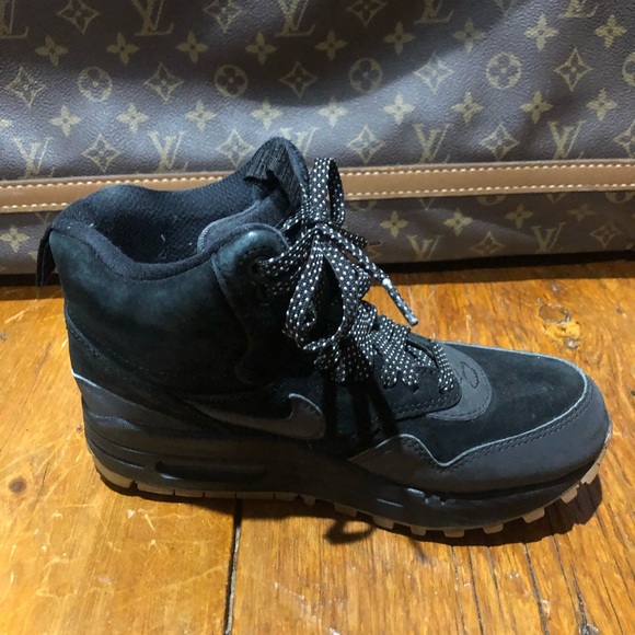 Nike Air Max 1 Mid Sneakerboot 685267-003 - Picture 6 of 8